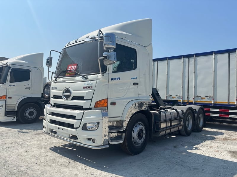 สิบล้อหัวลาก HINO  FM1A 344 แรง  ปี 2562  ยางใหม่ 2 เส้น (5754)