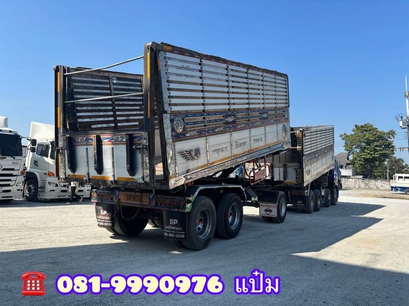 🚚 สิบสองล้อดั้มพ์ แม่ลูก  ปี 56 ISUZU  FYH 360 (2505)(2506) Sาคา 1,990,000.-