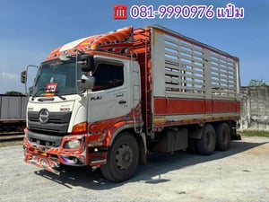 สิบล้อกระบะคอก HINO FL8J  260 แรงม้า ปี 2559 (2895)