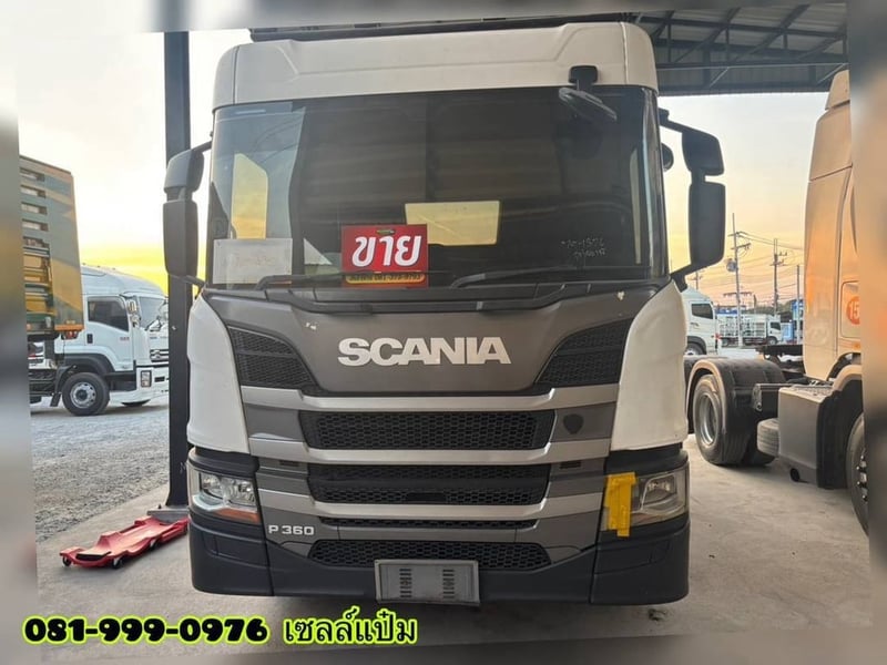 🔥 SCANIA P360 แรงม้า เพลาเดียวยกล้อ  ลากหนักได้ ประหยัดกว่า ปี 2020 (1376)