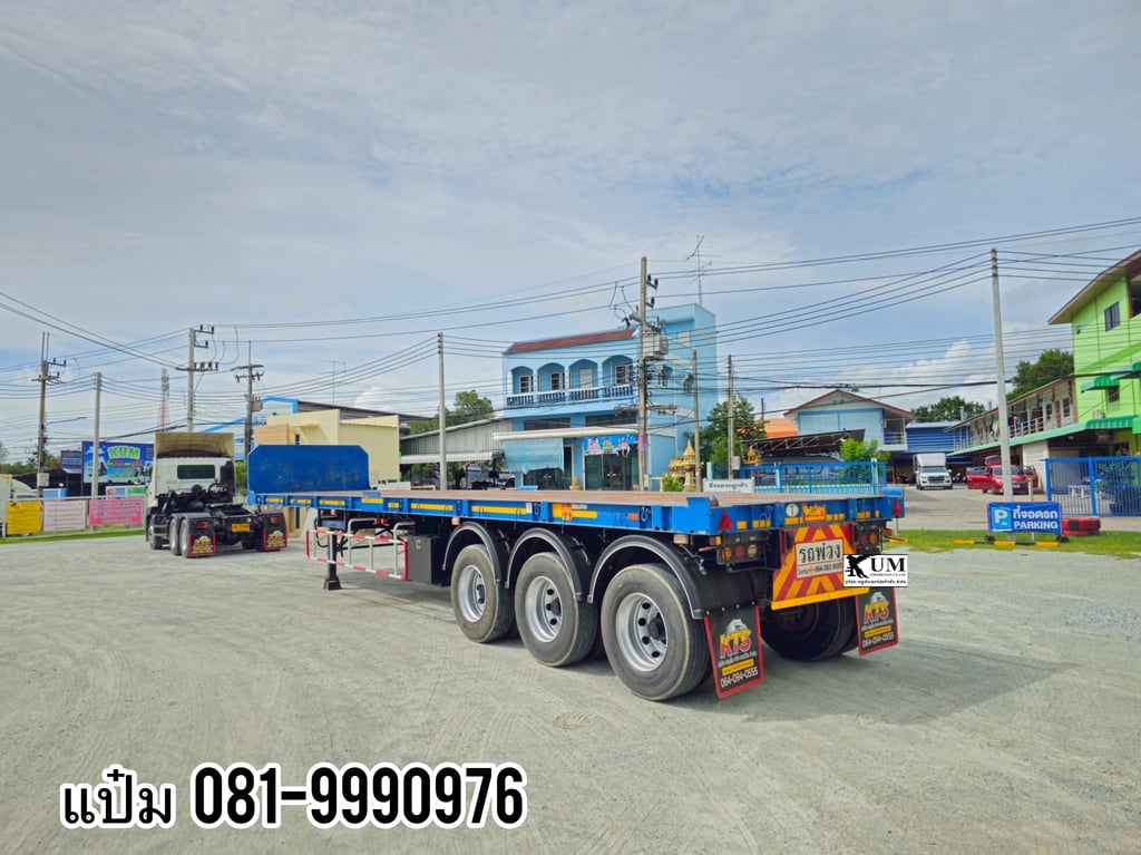 หางพื้นเรียบ สามเพลา ปี 2566 อู่ WAFA มีบังเกอร์ ราคา 440,000.-(2350) หางพื้นเรียบ สามเพลา ปี 2566 อู่ WAFA มีบังเกอร์ ราคา 440,000.-(2350)