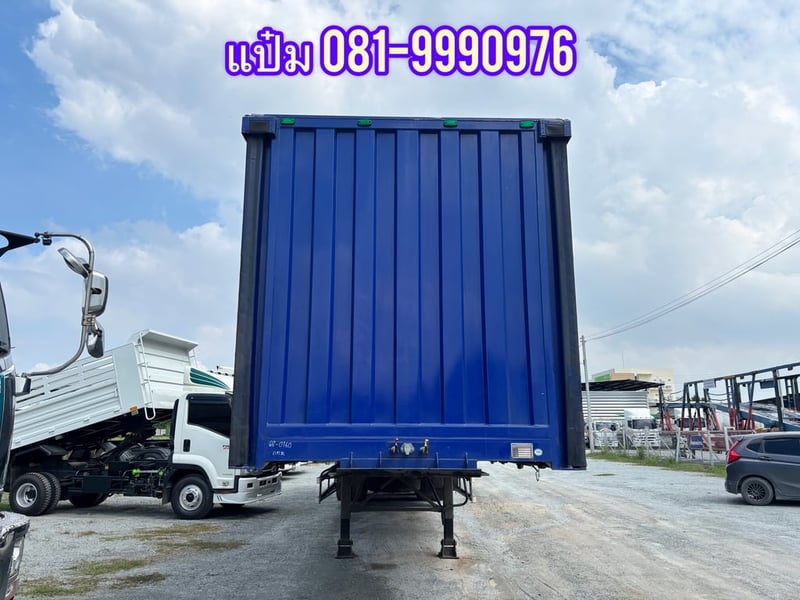 🚚 หางตู้ผ้าใบ  ปี 2565 สามเพลา  อู่สามมิตร ราคา  690,000.-  (0160)