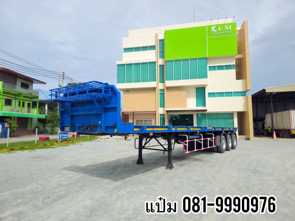 หางพื้นเรียบ สามเพลา ปี 2566 อู่ WAFA มีบังเกอร์ ราคา 440,000.-(2350) หางพื้นเรียบ สามเพลา ปี 2566 อู่ WAFA มีบังเกอร์ ราคา 440,000.-(2350)