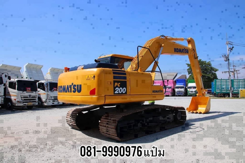 🚚รถเเบ็คโฮล  KOMATSU  PC200-7  ปี 2548 (4599) ราคา 790,000.- 🚚รถเเบ็คโฮล  KOMATSU  PC200-7  ปี 2548 (4599) ราคา 790,000.-