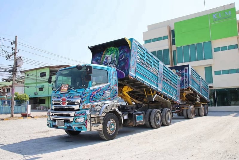 🚛✨ Vายด่วน! สิบล้อดั้มพ์พ่วงแม่ลูก สภาพสวย พร้อมใช้งาน ✨🚛 🔥 HINO FM1A 344 แรงม้า ปี 2567 💰 สินสอดเพียง 3,410,000.- (5491)(5492)
