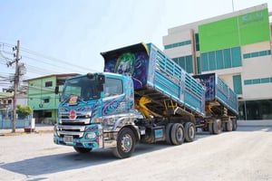 🚛✨ Vายด่วน! สิบล้อดั้มพ์พ่วงแม่ลูก สภาพสวย พร้อมใช้งาน ✨🚛 🔥 HINO FM1A 344 แรงม้า ปี 2567 💰 สินสอดเพียง 3,410,000.- (5491)(5492)