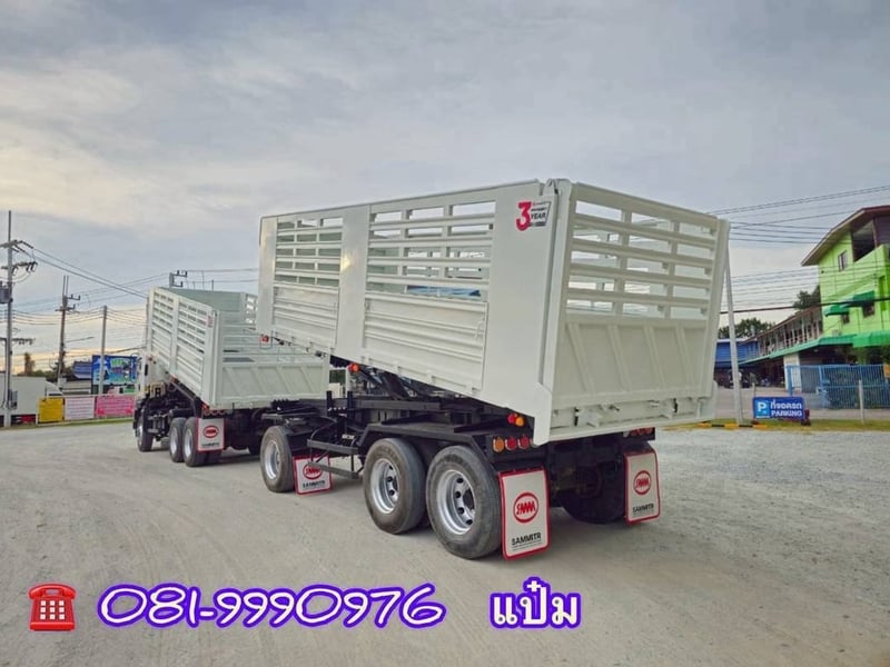 🚚 สิบล้อดั้มพ์ พ่วงเเม่-ลูก ปี 65 ISUZU FXZ 360 เเรง ( 3843)(3844) Sาคา 2,990,000.-