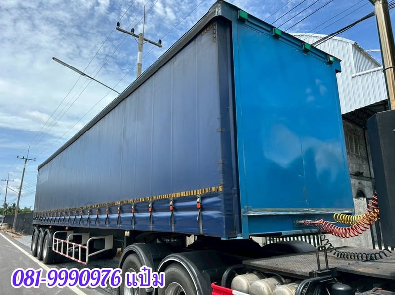 หางตู้ผ้าใบ สามเพลา อู่พนัส  ปี 2566 (1750) ยาว 13.45 กว้าง 2.5 สูง 2.4