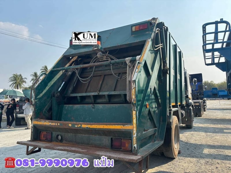 👉หกล้อบรรทุกขยะ HINO FG8J  240 แรงม้า ปี 2566 (4084) ✔️ไมล์ 4 หมื่นโล