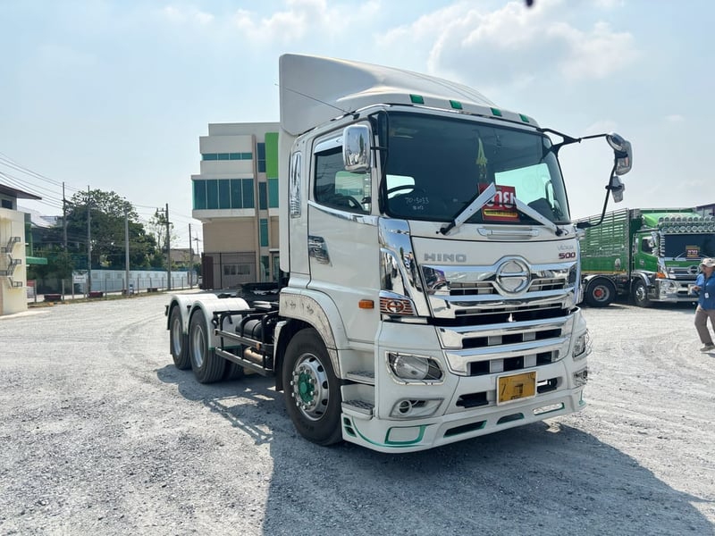 สิบล้อหัวลาก HINO  FM1A 344 แรง  ปี 2559 ปีเดียวคืนทุน เเต่งหล่อ เครื่องเเน่น Sาคา  1,420,000.- (3033)