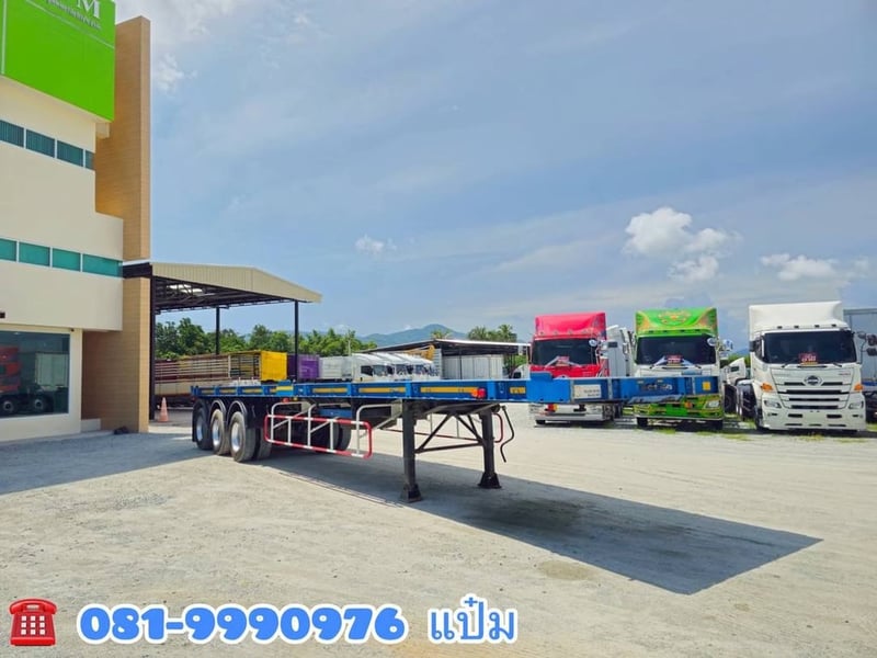🚛หางพื้นเรียบ สามเพลา อู่วาฟา ปี 2561 Sาคา 420,000.-(5439) 🚛หางพื้นเรียบ สามเพลา อู่วาฟา ปี 2561 Sาคา 420,000.-(5439)