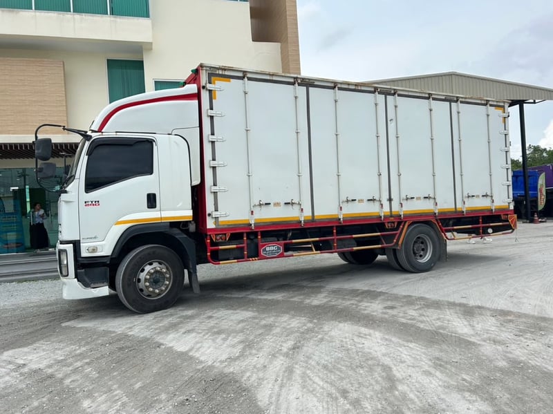 หกล้อตู้สิบบาน ISUZU FTR 240 แรง ปี 2561 (8202) ยาว 7.67 สูงใน 2.62 กว้างใน 2.4 หกล้อตู้สิบบาน ISUZU FTR 240 แรง ปี 2561 (8202) ยาว 7.67 สูงใน 2.62 กว้างใน 2.4