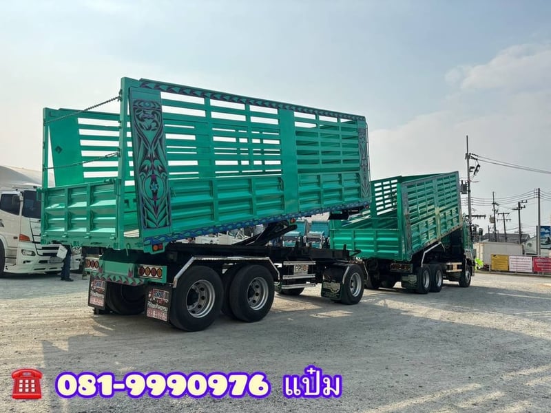 ☎️สิบล้อดั้มพ์ พ่วงเเม่ลูก ปี 66 ISUZU FXZ  360 แรงม้า Sาคา  3,330,000.-(4795)(4796)