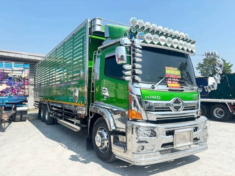 🚚 สิบล้อคอก เพลาเดียว  HINO FL8J  260  ปี 2566 (5115) 💥เพียง 2,750,000 บาn 