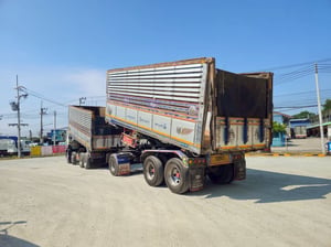 🔥 ISUZU FYH 360 แรง (2507)(2508)  12 ล้อดั้มพ์พ่วงแม่ลูก ปี 2556 🔥