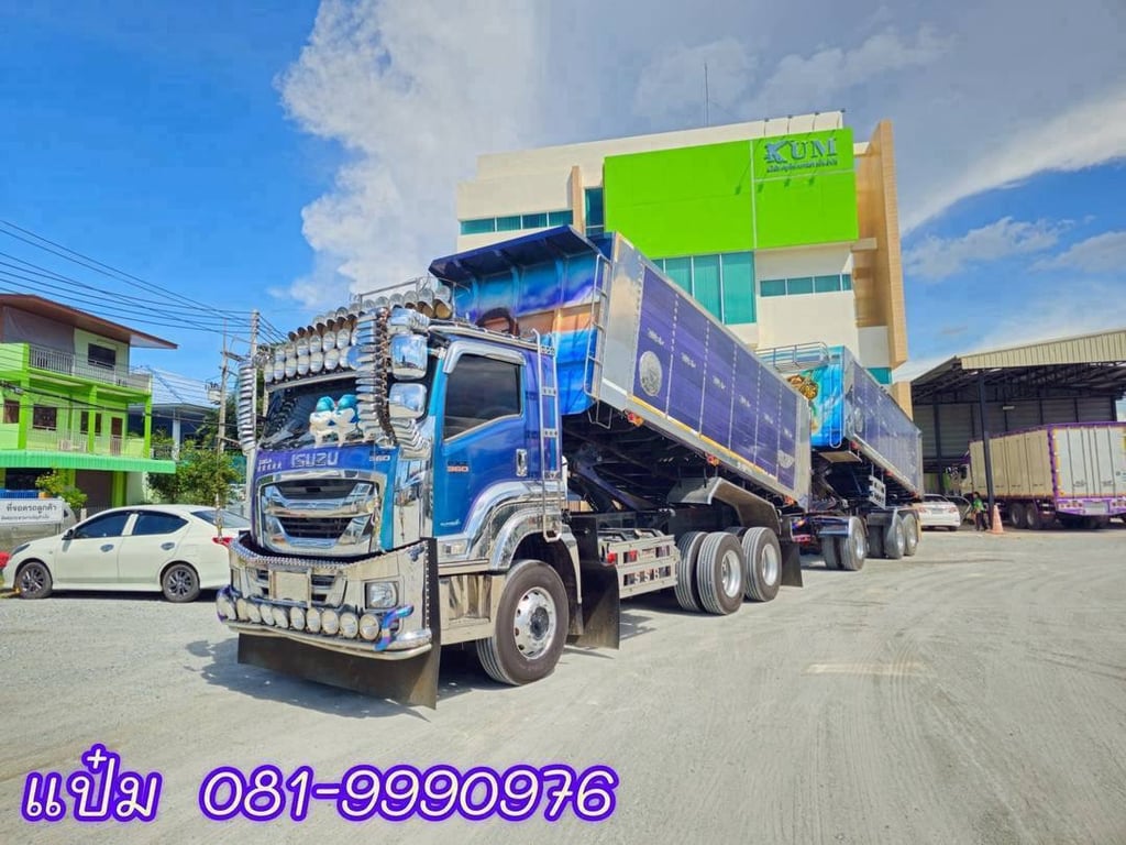 สิบล้อดั้มพ์พ่วงเเม่ลูก ปี 2566 ISUZU FXZ 360 แรงม้า ราคา 2,830,000.-(5236)(5237) สิบล้อดั้มพ์พ่วงเเม่ลูก ปี 2566 ISUZU FXZ 360 แรงม้า ราคา 2,830,000.-(5236)(5237)