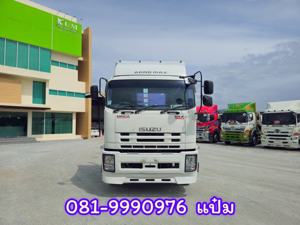 (6863)ISUZU GXZ 360แรงม้า รถบรรทุก หัวลาก 10ล้อ หัวลาก เฉพาะหัว ปี2012 เลขไมล์น้อยกว่า 500,000 กม. (6863)ISUZU GXZ 360แรงม้า รถบรรทุก หัวลาก 10ล้อ หัวลาก เฉพาะหัว ปี2012 เลขไมล์น้อยกว่า 500,000 กม.