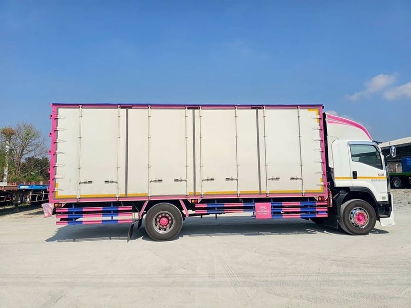 หกล้อตู้สิบบาน ISUZU  FTR 240 แรง  ปี 2565  ยาว 7.60กว้าง 2.38 สูงใน 2.55   Sาคา  1,770,000.- (5322)