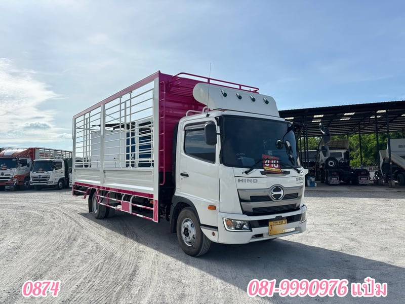 🚛 ปล่อย HINO FC9J 210 แรงม้า ปี 2566  หกล้อคอก  พร้อมใช้งาน (0874)
