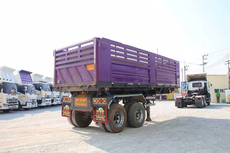 🚚หางเซมิดั้มพ์  ปี 2566 อู่เพชรรัตน์นำกิจเจริญ สองเพลา (9819)