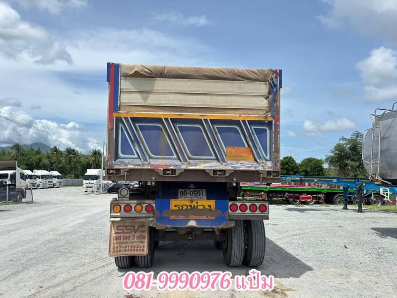 🚛หางเซมิดั้มพ์ อู่เอสเอสวี ปี 2564 สองเพลา สิบน๊อต(0591) 🚛หางเซมิดั้มพ์ อู่เอสเอสวี ปี 2564 สองเพลา สิบน๊อต(0591)