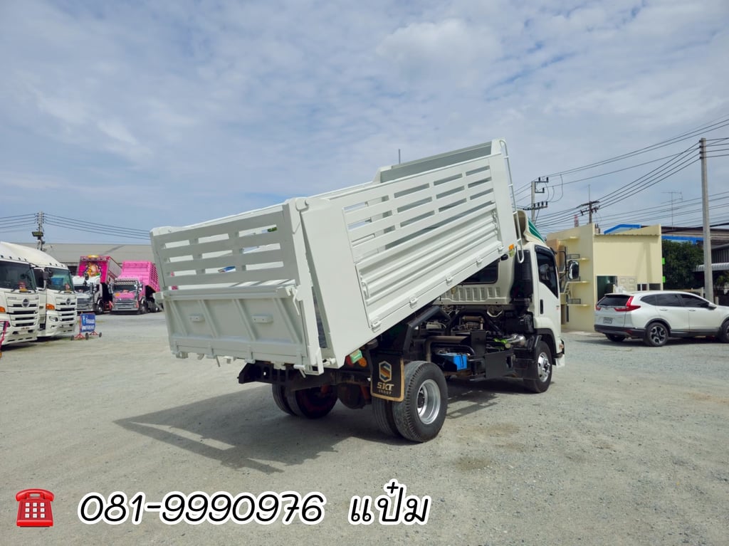 🚚หกล้อดั้มพ์ ปี 2566 ISUZU FRR  210 เเรงม้า Sาคา 990,000.-(5237)