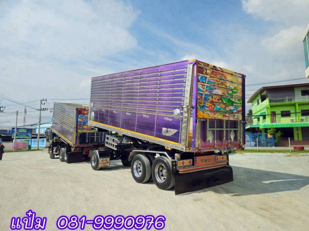 🚚สิบล้อดั้มพ์ พ่วงเเม่ลูก ปี 2566  สองเพลา ISUZU  FXZ  360 แรงม้า ราคา 3,390,000.-(3111)(3112)