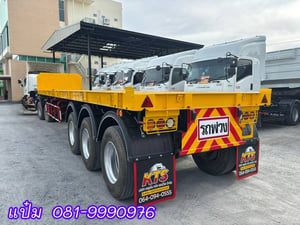 🚚หางพื้นเรียบสามเพลา      ปี 2565  อู่วาฟา       ราคา 380,000.-(6112)