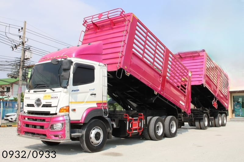 สิบล้อดั้มพ์ HINO FM1A 344 แรงม้า ปี 65 (0932,0933) สิบล้อดั้มพ์ HINO FM1A 344 แรงม้า ปี 65 (0932,0933)