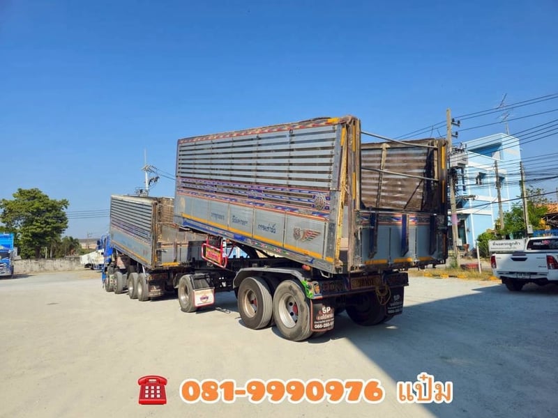 สิบสองล้อดั้มพ์ พ่วงเเม่ลูก **** เพียง 1,690,000.-****  🚛ISUZU  FYH  360 แรงม้า ปี 56 (2505)(2506) ทั้ง