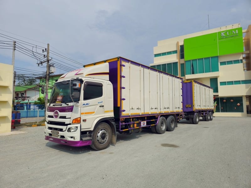 👉สิบล้อตู้สิบบาน Hino FL8J 260 แรงม้า ปี 60 (3133) Sาคา 2,100,000 บาn