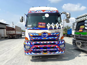 สิบล้อดั้มพ์ พ่วงเเม่-ลูก HINO  FM1A 344 แรงม้า ปี 2561 (3362)(3363)