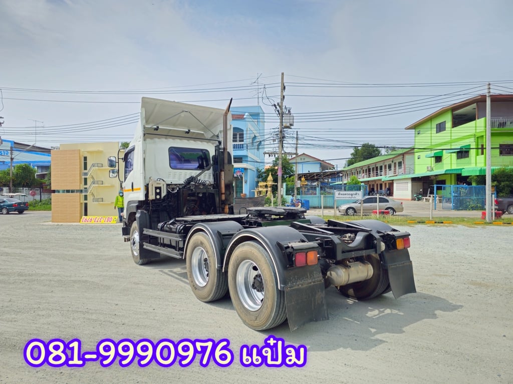 (6863)ISUZU GXZ 360แรงม้า รถบรรทุก หัวลาก 10ล้อ หัวลาก เฉพาะหัว ปี2012 เลขไมล์น้อยกว่า 500,000 กม.