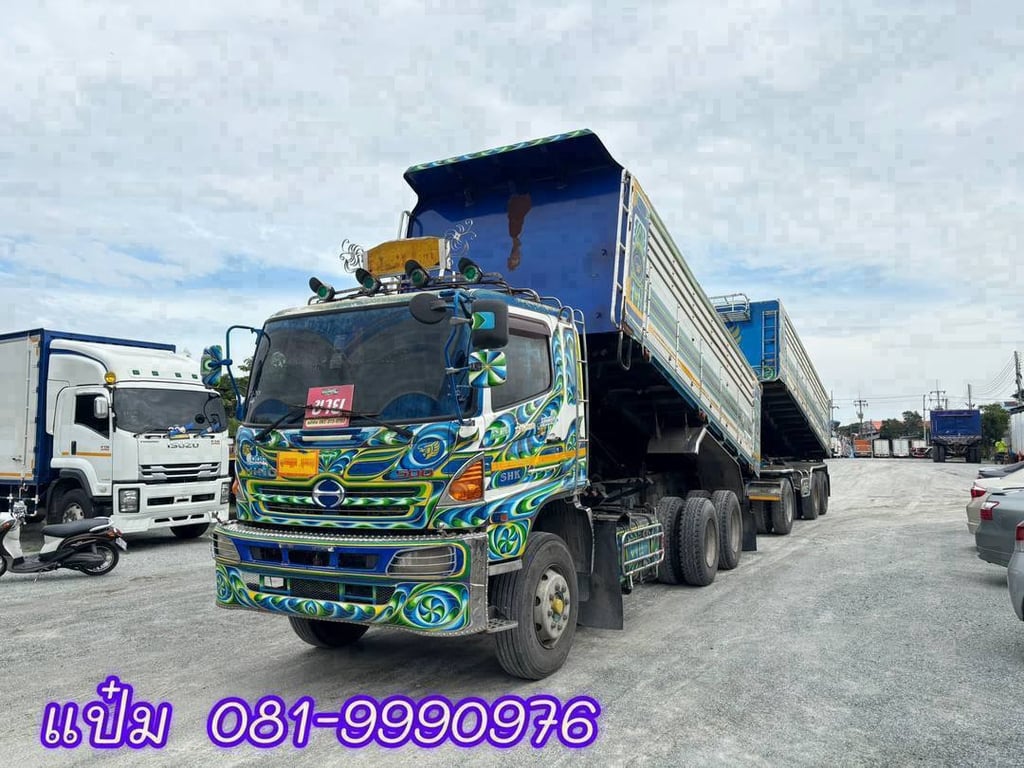 🚚สิบล้อดั้มพ์ พ่วงเเม่ลูก ปี 56 HINO 344 แรงม้า Sาคา 1,610,000.-(3163)(3164) 🚚สิบล้อดั้มพ์ พ่วงเเม่ลูก ปี 56 HINO 344 แรงม้า Sาคา 1,610,000.-(3163)(3164)