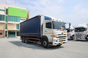 สิบล้อตู้ผ้าใบ   เพลาเดียว HINO FL1A 344 แรง ปี 67  (5506) 💴 2,180,000.-