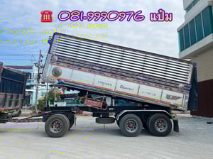 🚚ดั้มพ์พ่วงเกษตร ปี 2557 ISUZU  FYH 360 แรง Sาคา 1,690,000.-(2465)(2466)