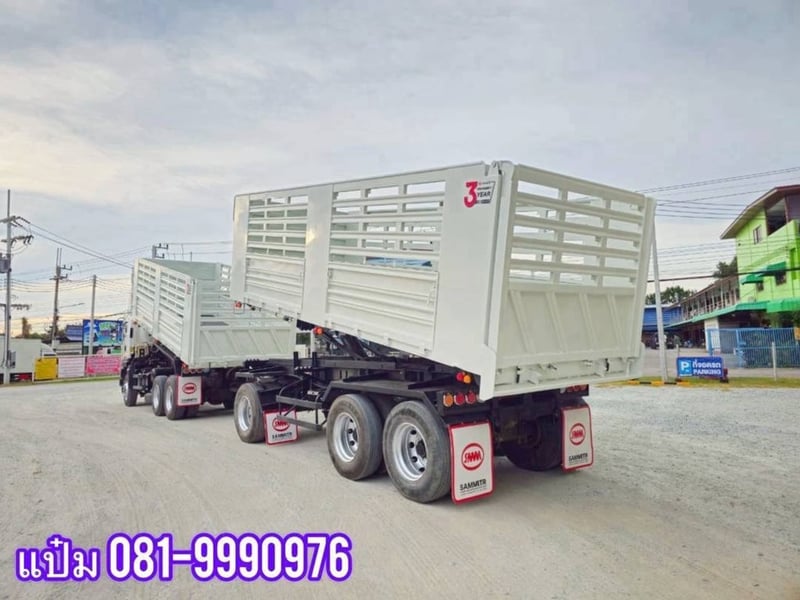 🚌สิบล้อดั้มพ์พ่วงเเม่ลูก ปี 2565 ISUZU  FXZ  360  แรงม้า ราคา  3,150,000.-(3843)(3844)