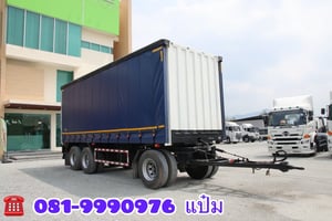 🚚หางตู้ผ้าใบ ปี 2567 อู่สามมิตร  สามเพลา Sาคา  590,000.- (5507)