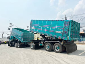 🔥 จัดว่าเด็ด พ่วงเเม่ลูก FXZ  360 เเรง ISUZU FXZ  360 เเรง ปี 2565 Sาคา  3,120,000.-(1245)(1246)