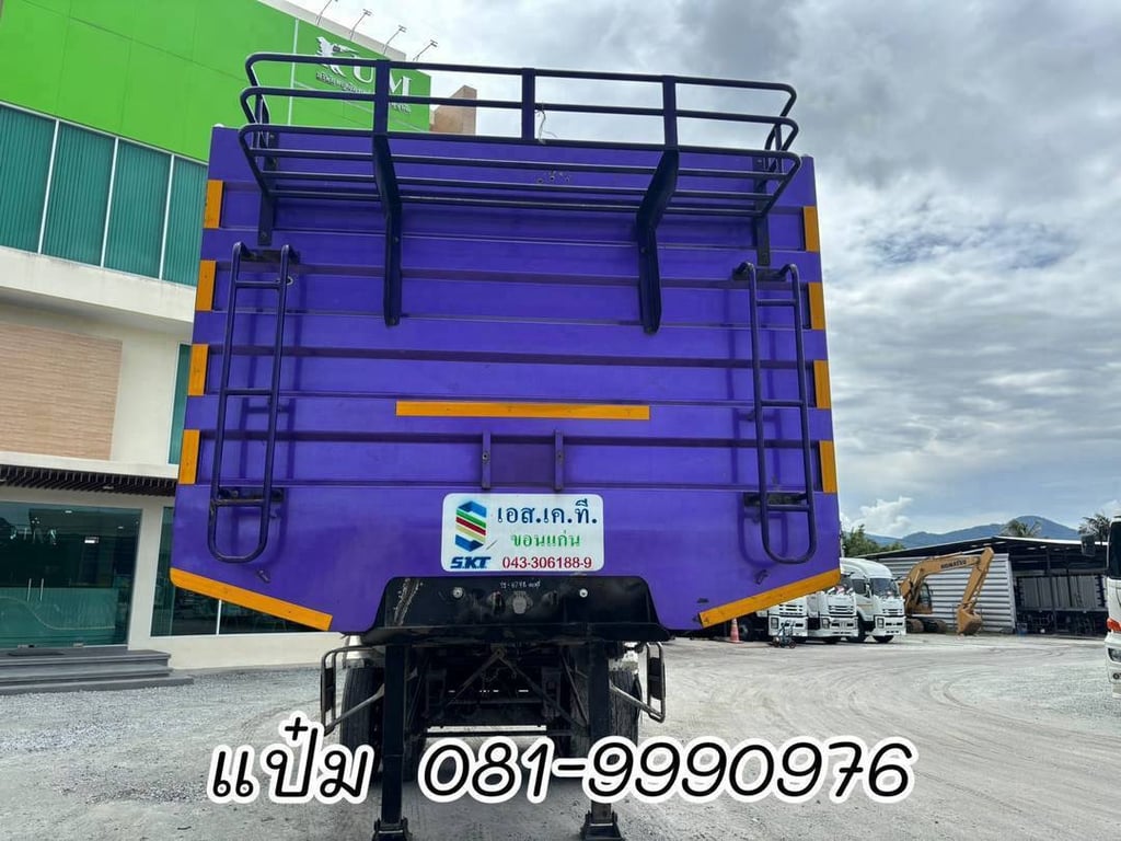 🚚หางเซมิดั้มพ์ สองเพลา  อู่ เอส เค ทึ   ปี 2562 ราคา  450,000.-(8798)