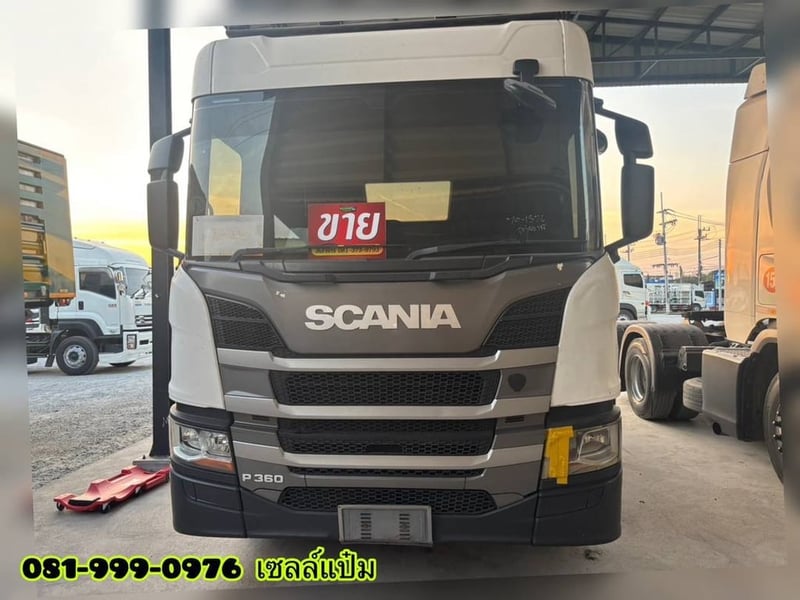 🔥 SCANIA P360 แรงม้า เพลาเดียวยกล้อ  ลากหนักได้ ประหยัดกว่า ปี 2020 (1376)
