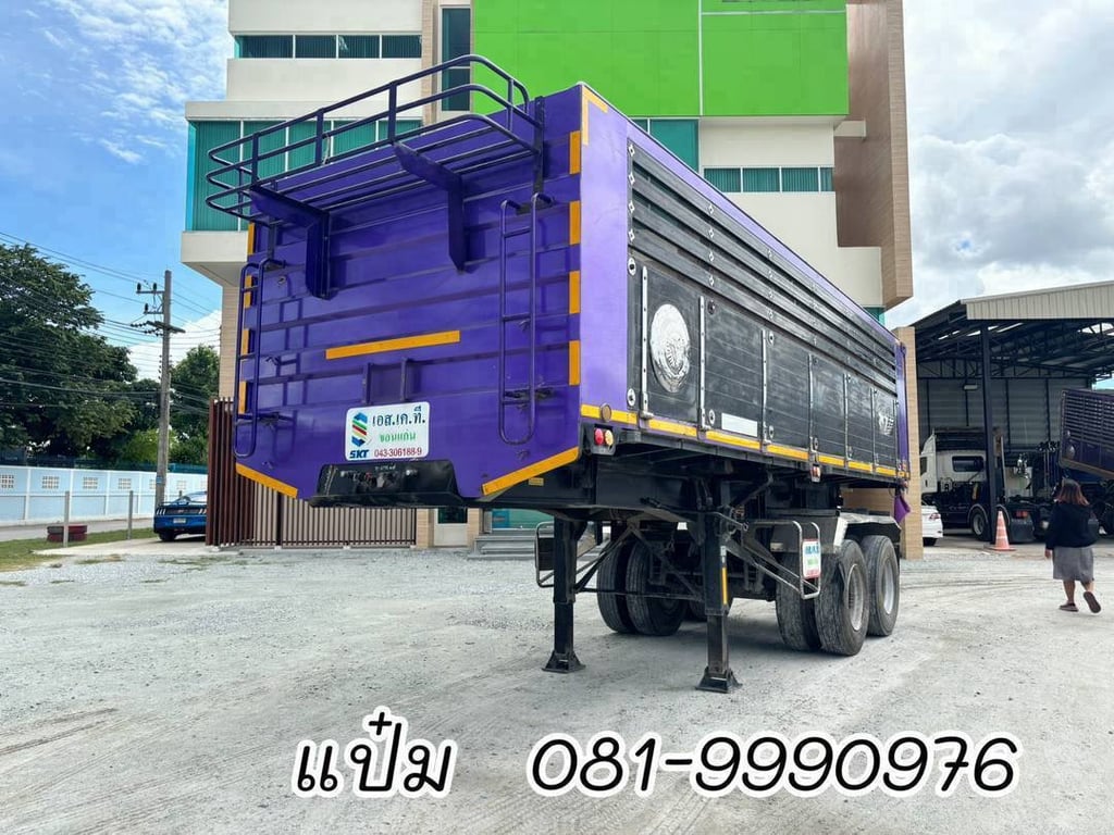 🚚หางเซมิดั้มพ์ สองเพลา  อู่ เอส เค ทึ   ปี 2562 ราคา  450,000.-(8798)