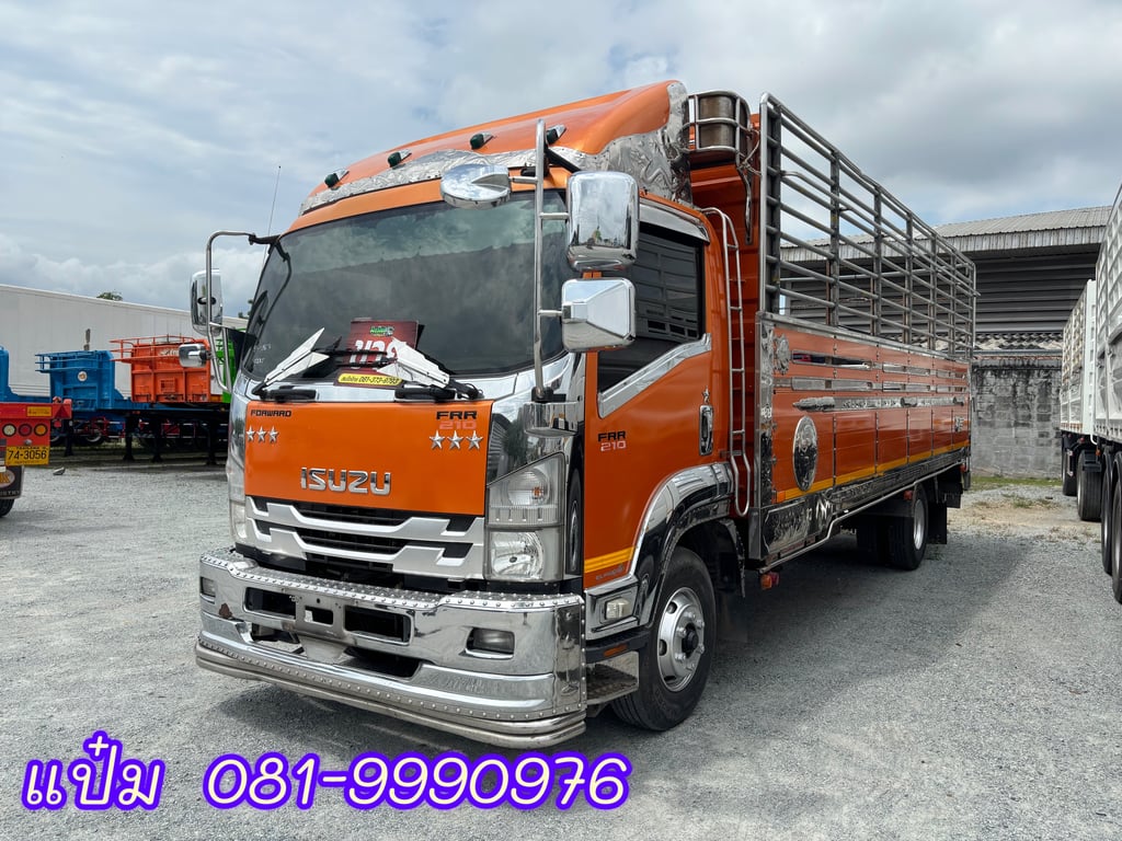 🚚หกล้อคอก ปี 2563 ISUZU  FRR  210  แรงม้า ราคา  1,050,000.-(3563)