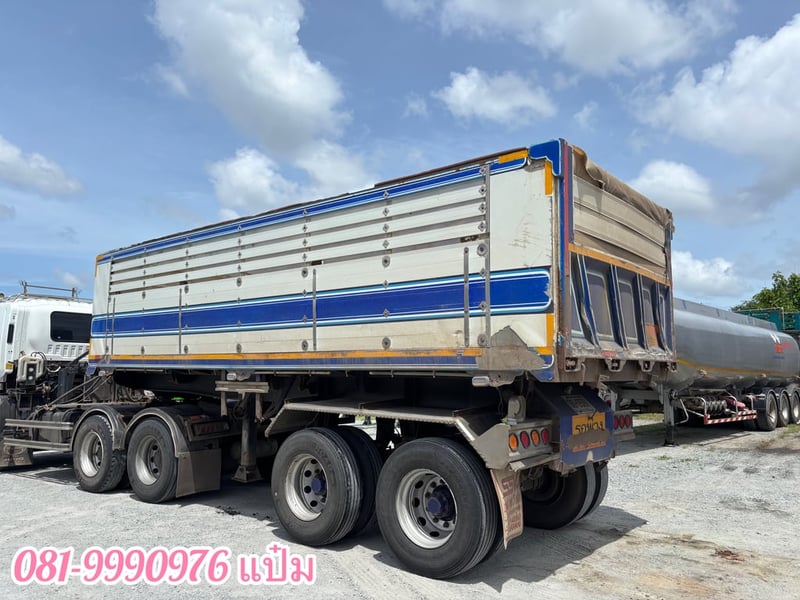 🚛หางเซมิดั้มพ์ อู่เอสเอสวี ปี 2564 สองเพลา สิบน๊อต (0591) 🚛หางเซมิดั้มพ์ อู่เอสเอสวี ปี 2564 สองเพลา สิบน๊อต (0591)