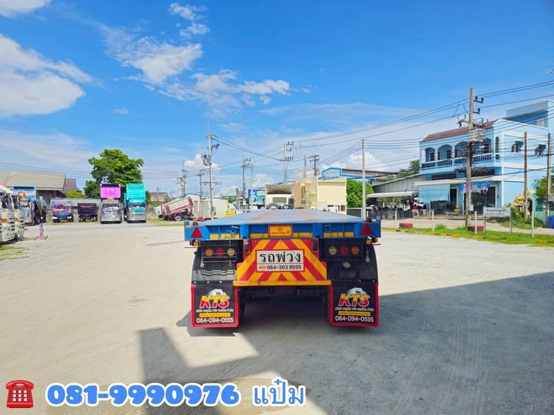 🚛หางพื้นเรียบ สามเพลา อู่วาฟา ปี 2561 Sาคา 420,000.-(5439) 🚛หางพื้นเรียบ สามเพลา อู่วาฟา ปี 2561 Sาคา 420,000.-(5439)