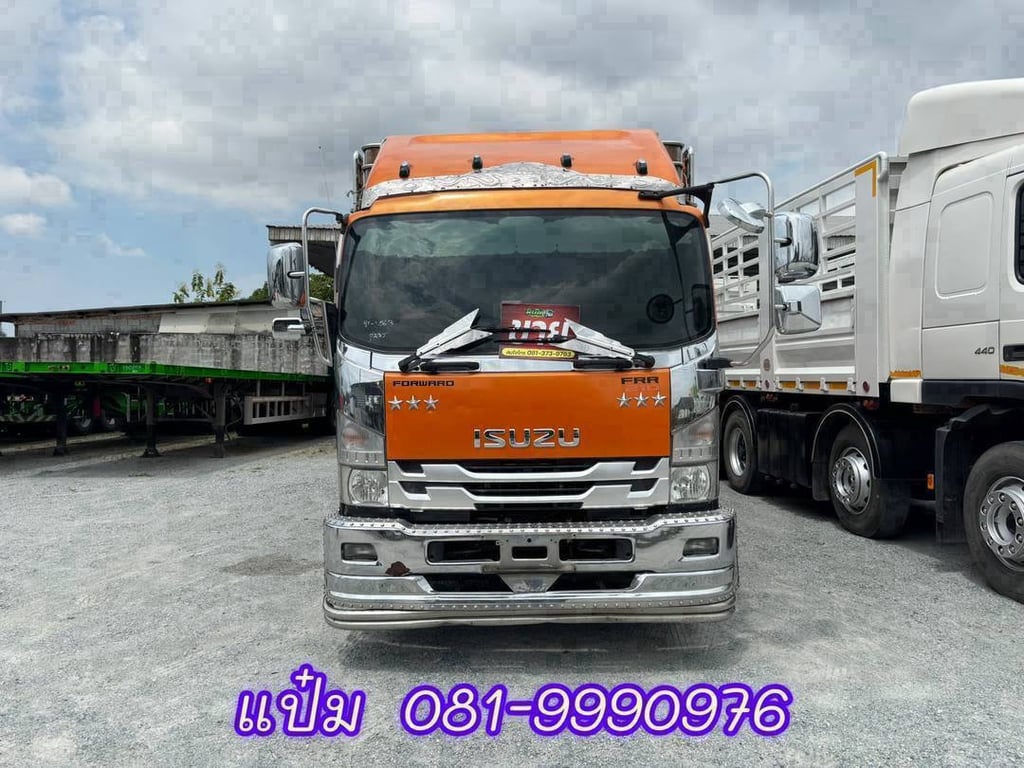 🚚หกล้อคอก ปี 2563 ISUZU  FRR  210  แรงม้า ราคา  890,000.-(3563)