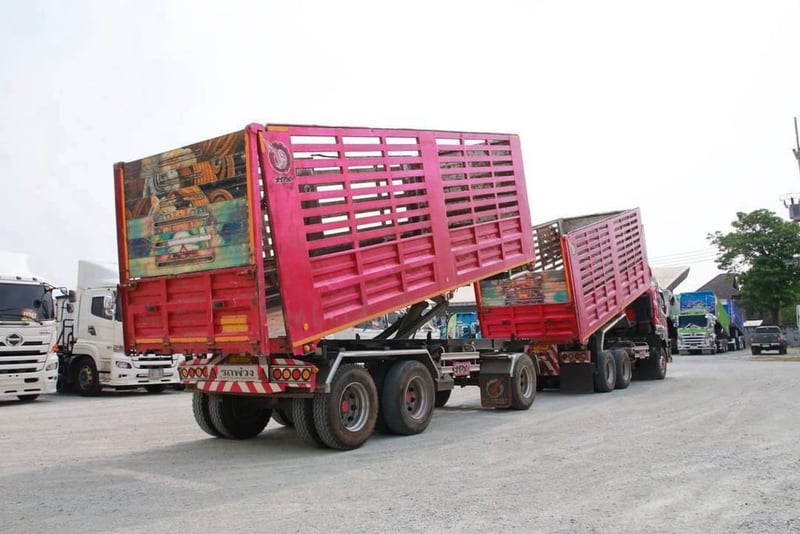 สิบล้อดั้มพ์ พ่วงเเม่-ลูก ISUZU FXZ 360 แรงม้า ปี 2565 (2591)(2592)