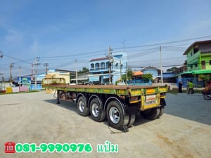 🚚 หางพื้นเรียบ ปี 2558 อู่ BPT  สามเพลา  Sาคา  230,000.-(7339)