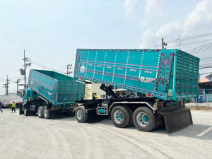  จัดว่าเด็ด พ่วงเเม่ลูก FXZ  360 เเรง ISUZU FXZ  360 เเรง ปี 2565 Sาคา  3,120,000.-(1245)(1246)