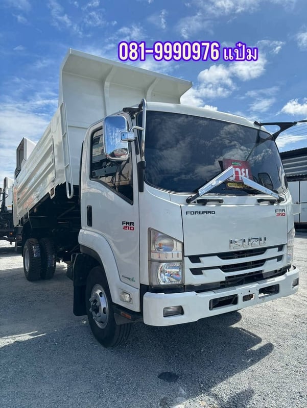 🚚หกล้อดั้มพ์ ปี 2564 ISUZU  FRR 210 แรงม้า ราคา 920,000.-(3063) 